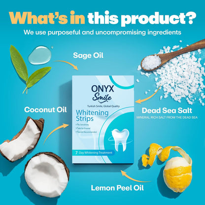 Onyx Smile – 7-Day Smile Kit (14 Whitening Strips)